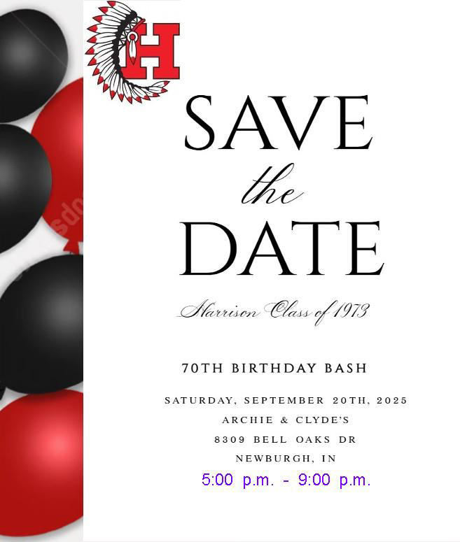 Harrison Save the Date 2025